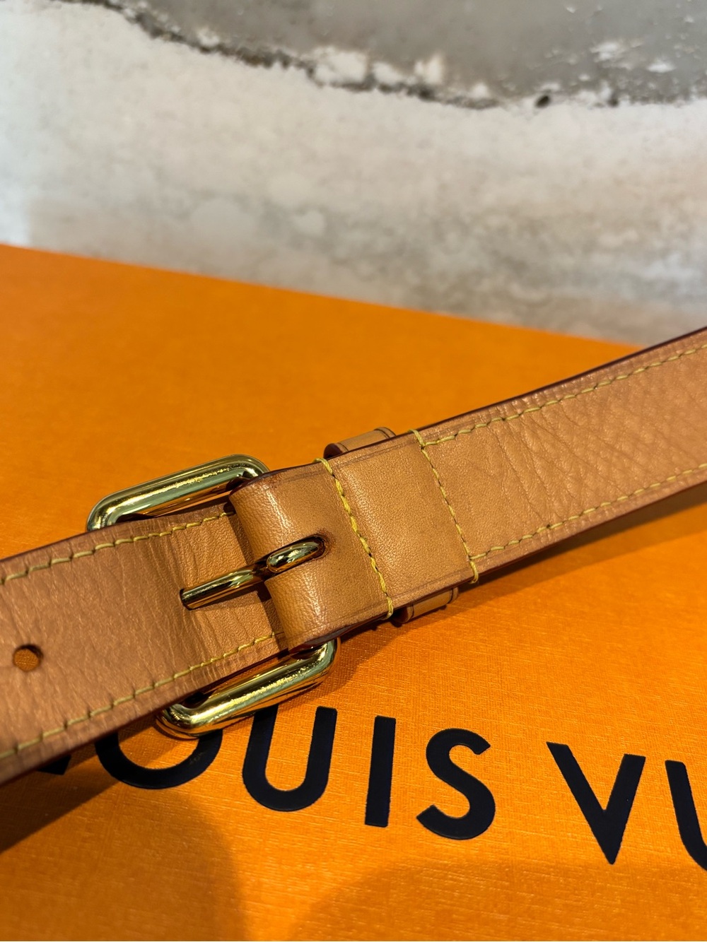 LOUIS VUITTON Monogram Odeon MM in Natural. - Picture 7 of 13